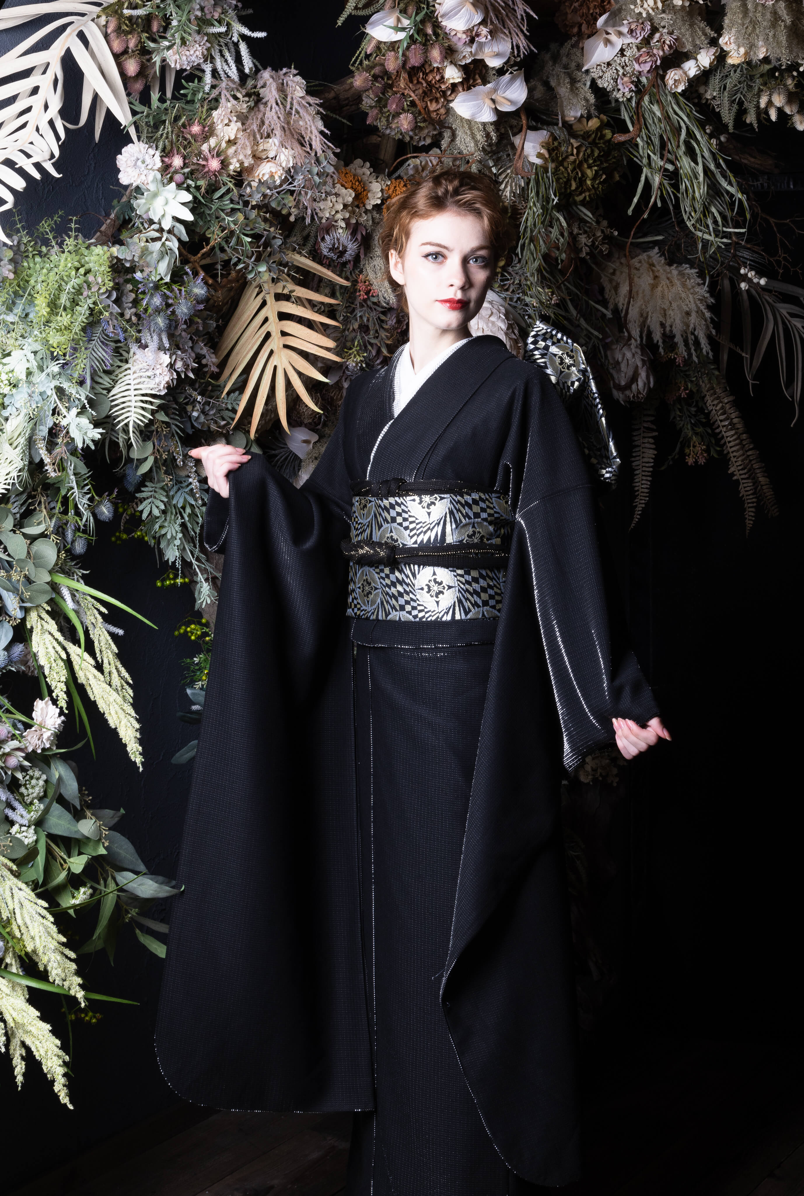 shiny kimono A SAIKAI shiny kimono A SAIKAI