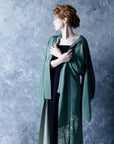 Vintage Kimono Restored Tsubame and Wisteria 1912s