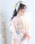 Children's Kimono, rose, pink, 6-9 years