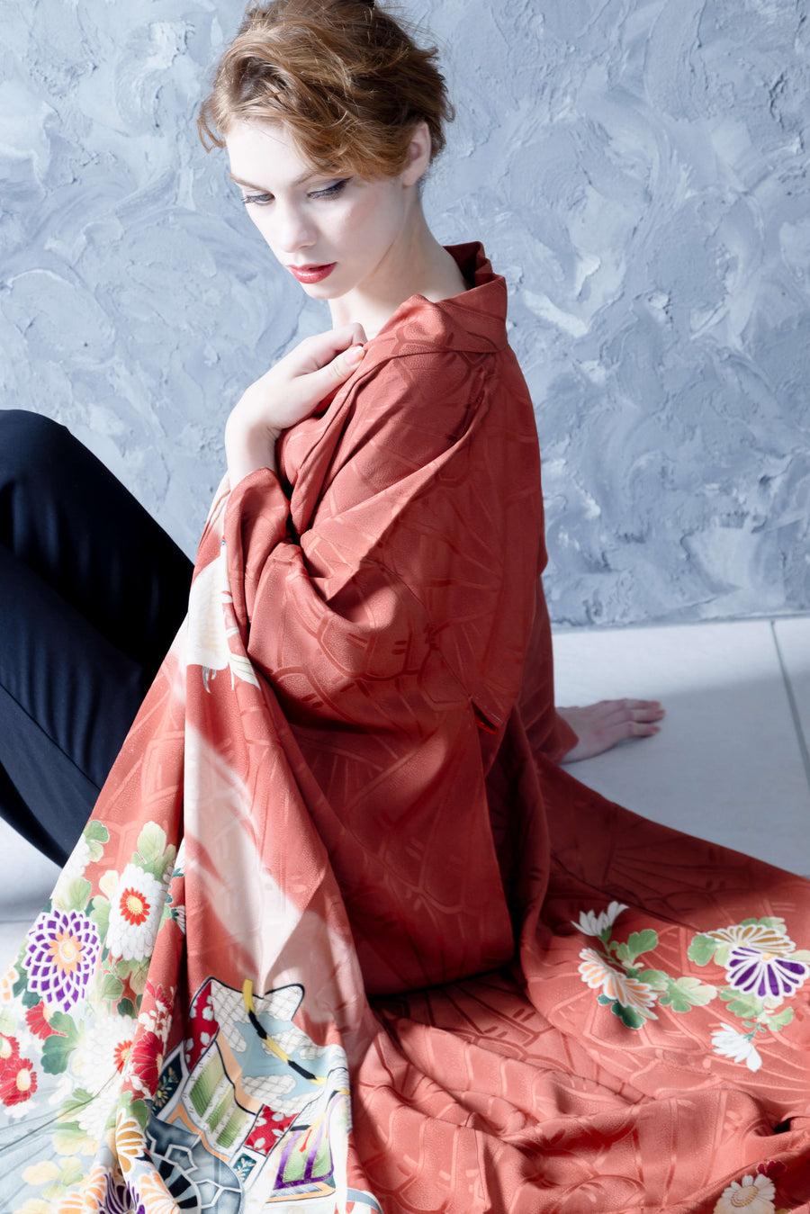 Vintage Kimono Restored gosyo 1920s