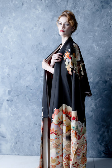 Vintage Kimono Restored MATSU 1915s