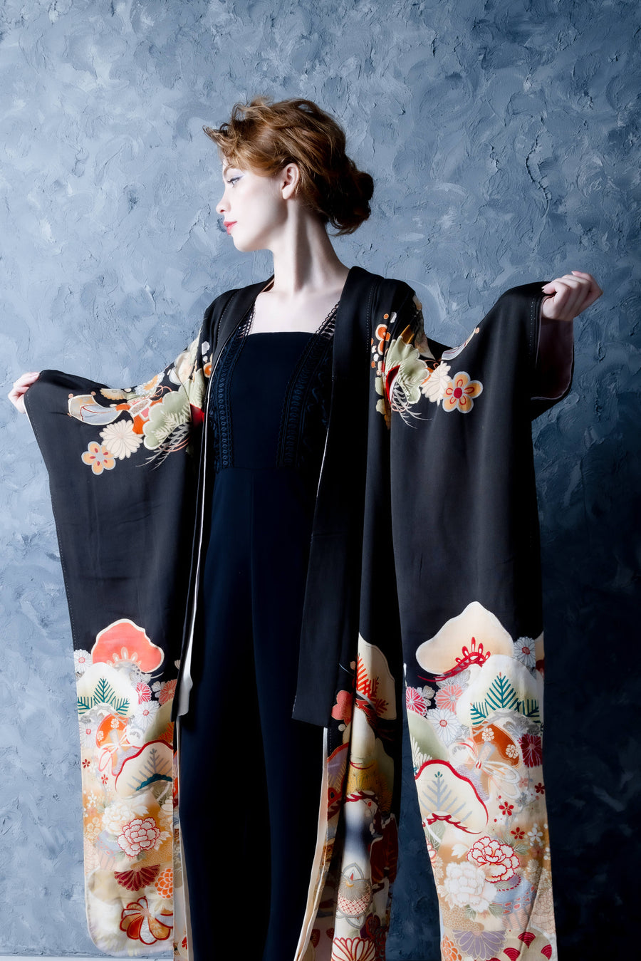 Vintage Kimono Restored MATSU 1915s