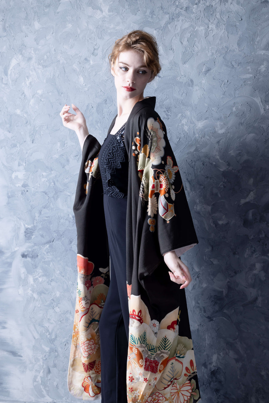 Vintage Kimono Restored MATSU 1915s