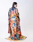 Shiny Kimono Robe long sleeve LAND