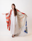 Shiny Kimono Robe long sleeve CLANE