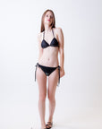 Beachwear Shiny Swimsuit Black