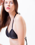 Beachwear Shiny Swimsuit Black